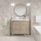 James Martin Vanities 36'' Single Vanity, Whitewashed Oak w/ Single Hole 3 CM White Zeus Quartz Top & Backsplash 424-V36-WWO-1WZ - alternate 2